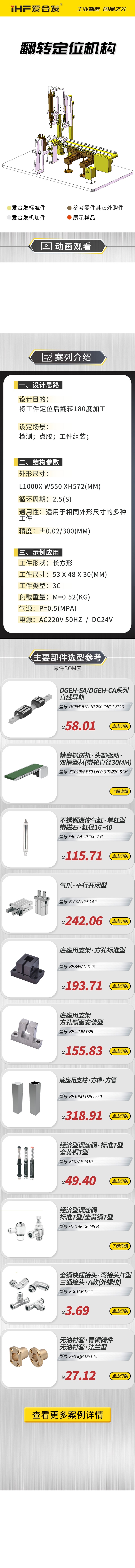 愛合發(fā)：案例介紹，翻轉(zhuǎn)定位機(jī)構(gòu)！